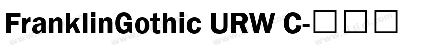 FranklinGothic URW C字体转换